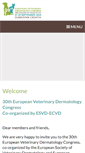 Mobile Screenshot of esvd-ecvdcongress.com